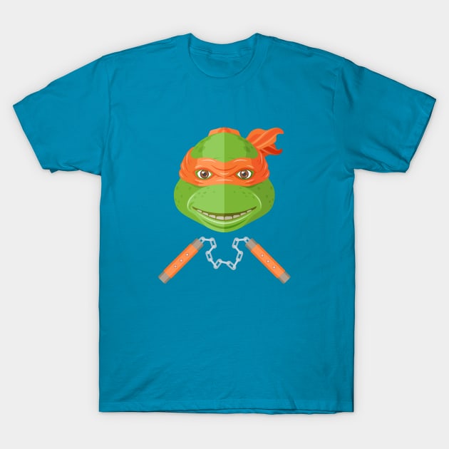 Michelangelo T-Shirt by AJIllustrates